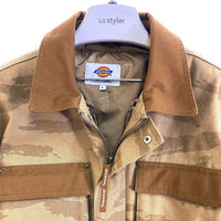 DICKIES ディッキーズ ミリタリージャケット カモ柄 迷彩柄 シェルパライナーライナー 取り外し可能 2WAY DK006856 ベージュ sizeL 瑞穂店