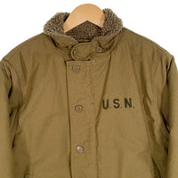 WAIPER ワイパー U.S.NAVY N-1 デッキジャケット ステンシル カーキ Size 40 福生店