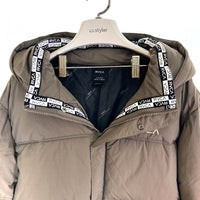 RVCA ルーカ BC042776 VISOR HOODED PUFFER JACKET 中綿ジャケット グレージュ sizeS 瑞穂店