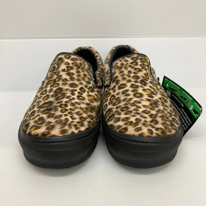 VANS バンズ V98ANML SLIP ON スリッポン アニマル レオパード柄 ブラウン×ブラック系 size27.5cm 瑞穂店