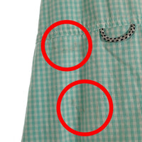 Columbia コロンビア PFG Fishing Plaid Bonehead Shirts フィッシングシャツ チェック ホワイト ライトグリーン Size 3X 福生店