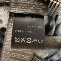 SAINT LAURENT PARIS サンローランパリ ストーンウォッシュ ストレート デニムパンツ インディゴ 653902 Y19JA Size 29 福生店