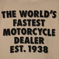 TOYS McCOY トイズマッコイ Johnson Motors No.1 リンガーTシャツ ベージュ Size L 福生店