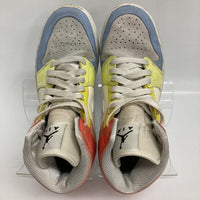 NIKE ナイキ WMNS AIR JORDAN 1 MID エア ジョーダン 1 スニーカー DJ6908-100 SAIL WHITE-LT ZITRON size23.0cm 瑞穂店