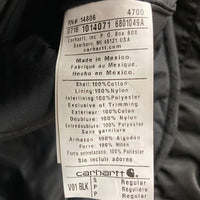 Carhartt カーハート V01 裏地キルティング ダック地 ジップアップベスト ブラック sizeS 瑞穂店