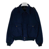LEE リー 70’s 70年代 ウールブルゾン ジャケット リブ TALONジップ ネイビー size- 瑞穂店