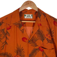 TWO PALMS トゥーパームス URBAN RESEACH アーバンリサーチ オープンカラー ハワイアンシャツ オレンジ Size L 福生店