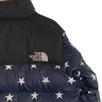 THE NORTH FACE ノースフェイス 18AW Nuptse Jacket ヌプシジャケット ダウン 星条旗 ネイビー ブラック NF0A3BZ91TM Size M 福生店