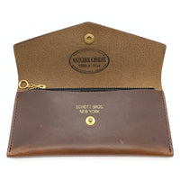 Schott Bros ショット LEATHER EASY LONG WALLET レザー イージー ロングウォレット ブラウン 3109066 福生店