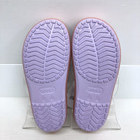 crocs クロックス タグ付き Crocband Platform Slide クロックバンドプラットフォームスライド 205631-5P9 ラベンダー size23cm 瑞穂店
