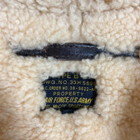 The REAL McCOY'S リアルマッコイ 33H5595 MITIN stinson beach TYPE B-3 ムートン フライト ジャケット ブラウン size38 瑞穂店