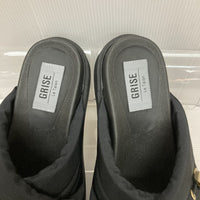 La Talon GRISE ルタロン グリーズ PLATFORM CROSS PADDED SANDALS サンダル ブラック sizeS 瑞穂店