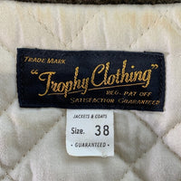 TROPHY CLOTHING トロフィークロージング コーデュロイ 襟ボア リブジャケット ベージュ Size 38 福生店