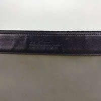 Salvatore Ferragamo サルバトーレフェラガモ レザー ビニール セカンドバッグ ブラック AU-22 9315 福生店