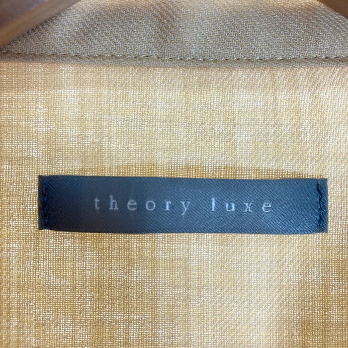 Theory luxe セオリーリュクス シャツワンピース イエロー size38 瑞穂