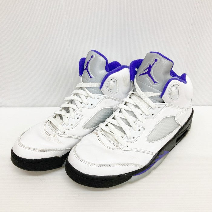 NIKE ナイキ AIR JORDAN 5 RETRO エアジョーダン5 レトロ DD0587-141 ホワイトパープル size28cm 瑞穂店