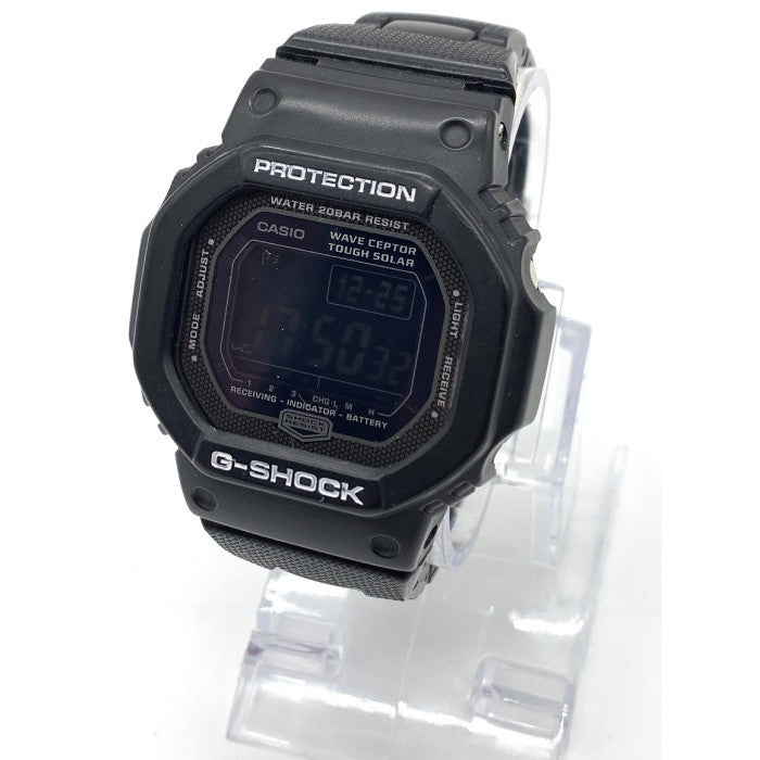 CASIO カシオ G-SHOCK THE G 電波ソーラー 反転液晶 ステンレスベルト ブラック GW-5600BJ 福生店