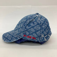 DIESEL ディーゼル ロゴジャガードデニムキャップ ブルー size2 瑞穂店