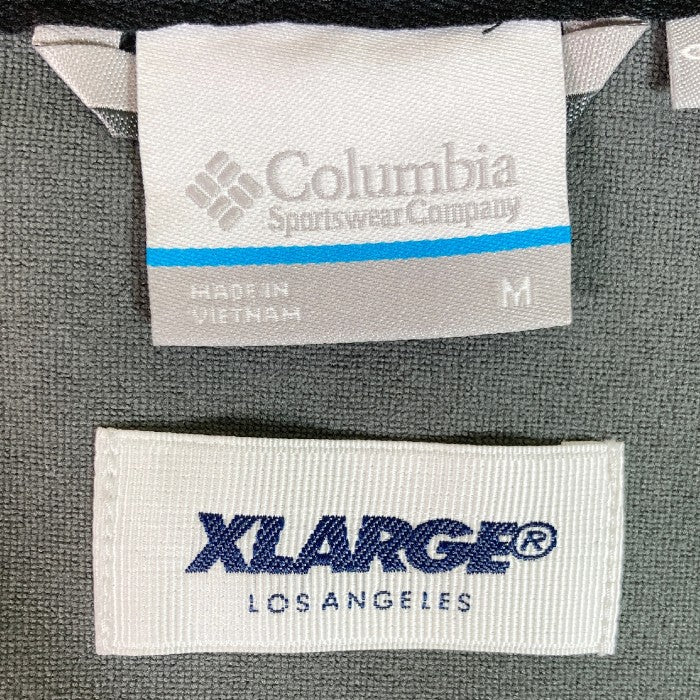 XLARGE×COLUMBIA エクストララージ×コロンビア 18AW 総柄 パーカー PM1532 ブラック sizeM 瑞穂店