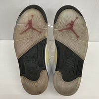 NIKE ナイキ AIR JORDAN5 RETRO Fire Red エアジョーダン5 レトロ ファイア レッド DA1911-102 ホワイト size27.5cm 瑞穂店