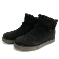 UGG アグ W CLASSIC MINI SPILL SEAM クラシック ミニ スピル シーム ムートンブーツ 1108145 ブラック size24cm 瑞穂店