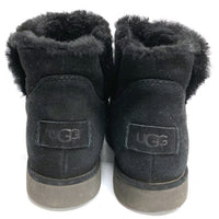 UGG アグ W CLASSIC MINI SPILL SEAM クラシック ミニ スピル シーム ムートンブーツ 1108145 ブラック size24cm 瑞穂店