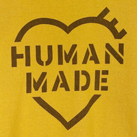 HUMAN MADE ヒューマンメイド 22AW TSURIAMI HOODIE 吊り編み プルオーバー スウェットパーカー マスタード Size XL 福生店