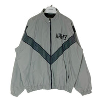 USARMY ユーエスアーミー IPFU Fitness Jacket アメリカ軍 トレーニングジャケット ブルゾン ナイロンジャケット 00S グレー sizeM 瑞穂店