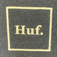HUF ハフ PF00264 ESSENTIALS DOMESTIC CREW エッセンシャルズドメスティッククルー スウェットト レーナー ロゴ プリント ネイビー sizeXXL 瑞穂店
