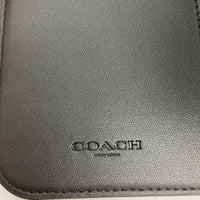 COACH コーチ iphone13 Pro Max ブックタイプケース EMBOSSED Black 未使用 瑞穂店