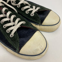 CONVERSE コンバース コーデュロイ オールスター スニーカー ネイビー×グリーン size6 瑞穂店