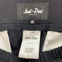 Just Don ジャストドン レーヨン ナイロン バスケットボールショーツ ブラック ホワイト Size M 福生店