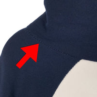 NOAH ノア 2Tone Parka 2トーン プルオーバースウェットパーカー ホワイト ネイビー Size XL 福生店