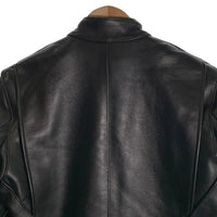 VANSON バンソン レザー シングルライダースジャケット ライナー付 ブラック Size 34 福生店