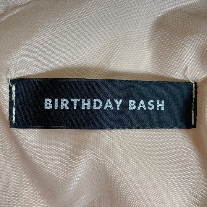 BIRTHDAY BASH バースデーバッシュ ビッグカラー ワンピース ベージュ