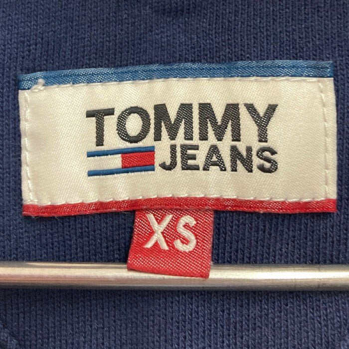 TOMMY JENES トミージーンズ パーカーワンピース 前後サークルプリント ネイビー sizeXS 瑞穂店