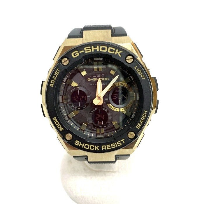 CASIO カシオ G-SHOCK Gショック GST-W100G 電波ソーラー 反転液晶 ブラック 黒 瑞穂店