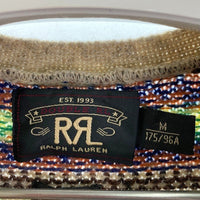 RRL ダブルアールエル フェアアイル Vネックニットベスト ベージュ×マルチ sizeM 瑞穂店