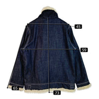 STUSSY ステューシー デニム B-3ジャケット ネイビー sizeXL 瑞穂店
