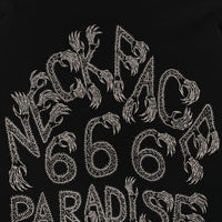 WACKO MARIA ワコマリア NECK FACE ネックフェイス プリント スウェットクルーネックトレーナー ブラック Size L 福生店