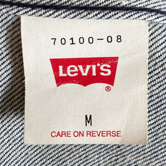 Levi’s リーバイス 70100-08 日本製 デニムジャケット エンジニアードジーンズ 立体裁断 ネイビーsizeM 瑞穂店