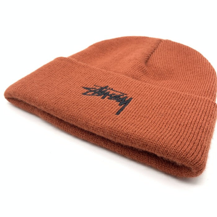 STUSSY ステューシー Stock Caff Beanie ロゴ刺繡 ビーニー キャップ