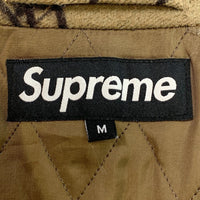 SUPREME シュプリーム 20AW Script Logos Wool Overcoat スクリプトロゴ ウール オーバーコート ベージュ Size M 福生店