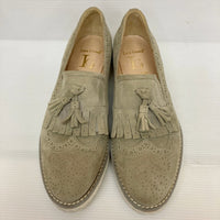 LUCA GROSSI ルカ グロッシ タッセル キルト ローファー ART B778M CAM LIGHT ライトグレー size36 瑞穂店