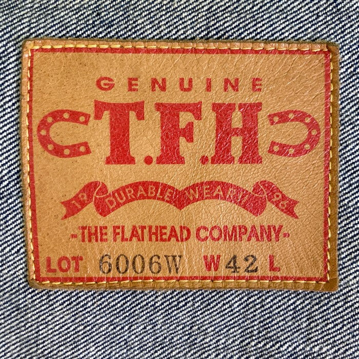 THE FLAT HEAD フラットヘッド Lot 6006W 2nd TYPE デニム ジャケット Gジャン インディゴ size42 瑞穂店