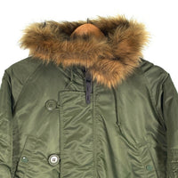 ALPHA アルファ N-3B ミリタリーフライトジャケット グリーン 20024-203 Size M 福生店