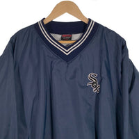 90's HILTON ヒルトン シカゴ ホワイトソックス ウォームアップ ナイロントレーナー ネイビー Size XL 福生店