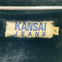 KANSAI JEANS カンサイジーンズ フェイク ムートンコート ブラック size4L 瑞穂店