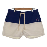 WIND AND SEA ウィンダンシー × SATURDAYS サタデーズ バイカラー ナイロンショーツ ショートパンツ ネイビー ホワイト Size 32 福生店