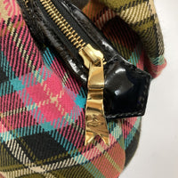 Vivienne Westwood ヴィヴィアンウェストウッド チェック 変形 ハンドバッグ マルチカラー 瑞穂店